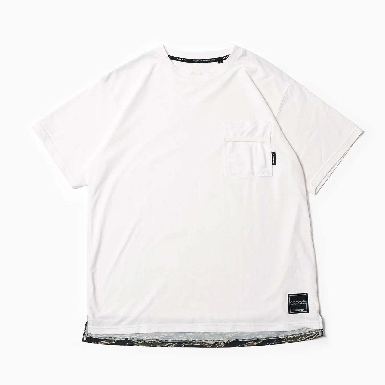 Mountain Martial Arts (MMA) - Dry Pocket Tee (Blanc)