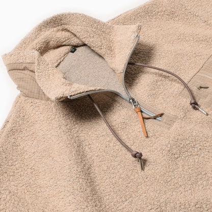 MMA CALAMAI Pull en laine recyclée « SAMMARTINO » (Ivoire)