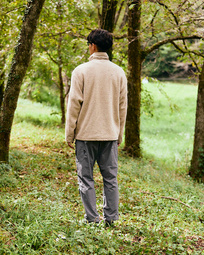 MMA CALAMAI Pull en laine recyclée « SAMMARTINO » (Ivoire)