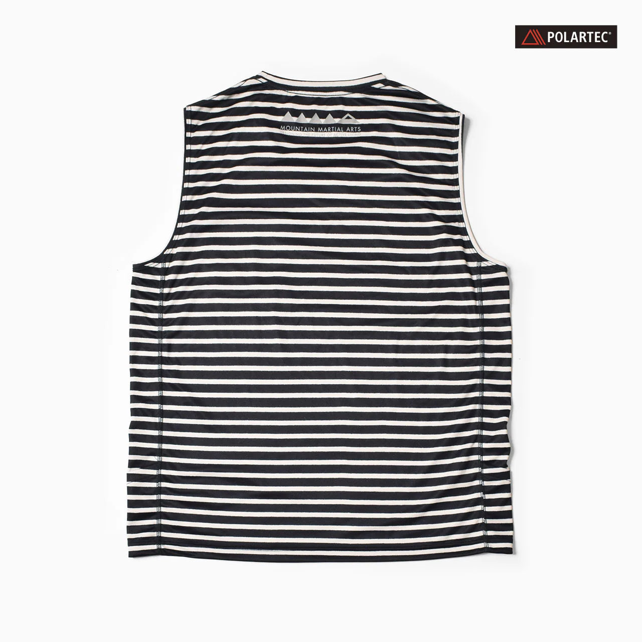 Mountain Martial Arts (MMA) - POLARTEC Border Sleeveless Running Tee (Noir_Blanc)
