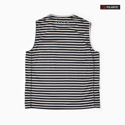 Mountain Martial Arts (MMA) - POLARTEC Border Sleeveless Running Tee (Noir_Blanc)