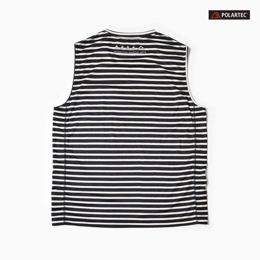 Mountain Martial Arts (MMA) - POLARTEC Border Sleeveless Running Tee (Noir_Blanc)