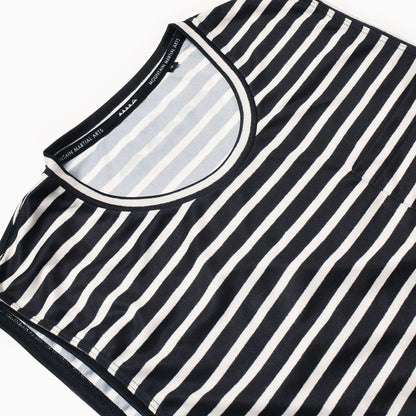 Mountain Martial Arts (MMA) - POLARTEC Border Sleeveless Running Tee (Noir_Blanc)
