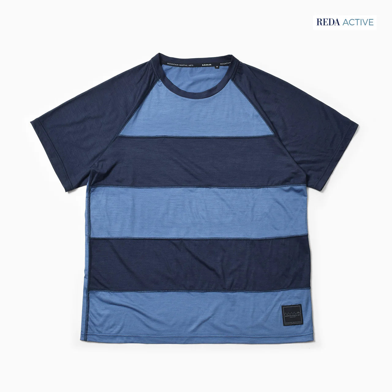 Mountain Martial Arts (MMA) - Reda Border Wool Tee “JEROME” (Bleu marine)