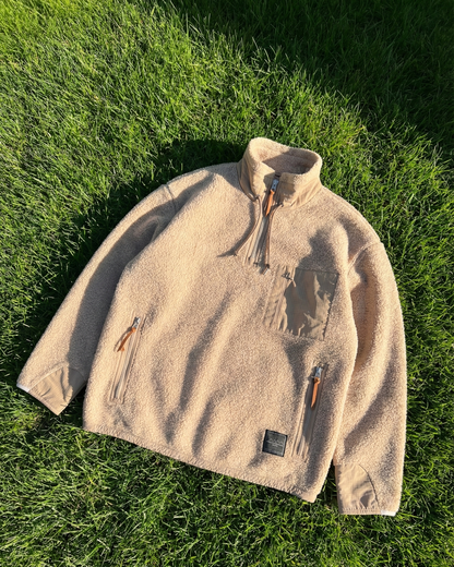 MMA CALAMAI Pull en laine recyclée « SAMMARTINO » (Ivoire)